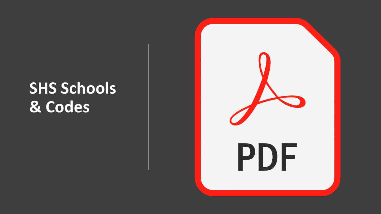 senior high schools in ghana and codes